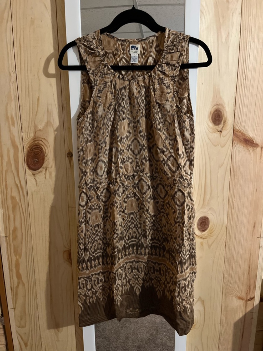 100% Silk John Robshaw for Lucky Brand Dress